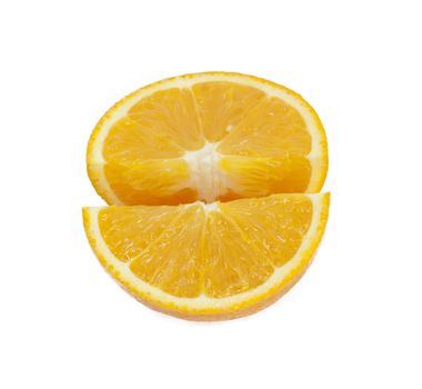 oranges on white background