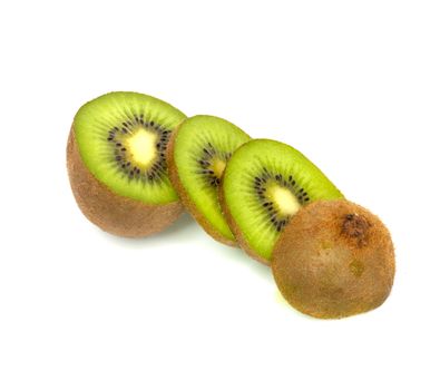 Kiwi Fruit Isolated on white background 