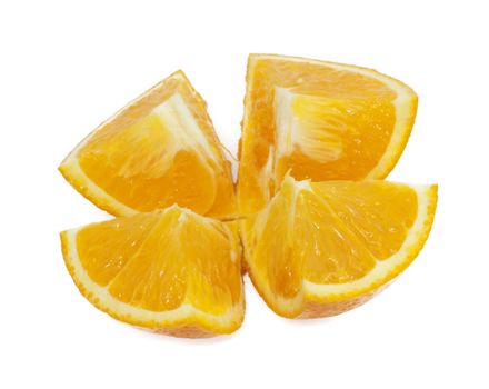 oranges isolated on white 