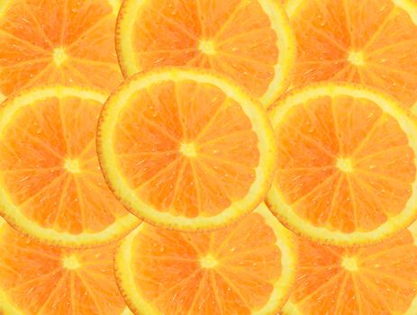 orange background