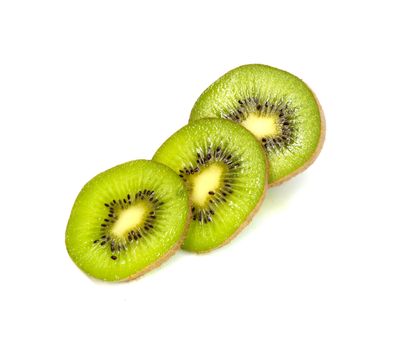 Kiwi Fruit Isolated on white background 