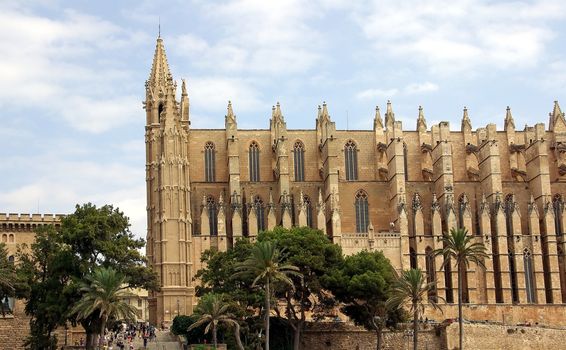 Cathedral La Seu in Palma Mallorca
