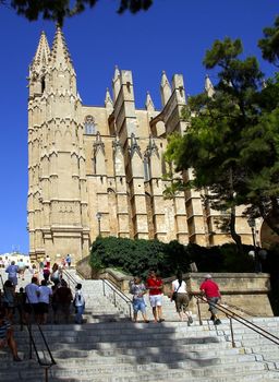 Cathedral La Seu in Palma Mallorca