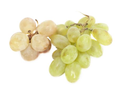 Fresh  grapes. Isolated on white 