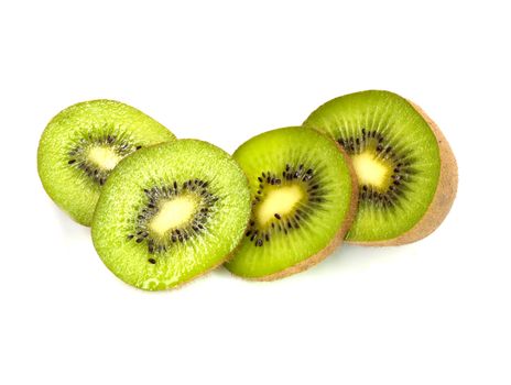 Kiwi Fruit Isolated on white background 