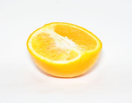 orange fruit on white background 