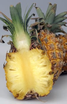 fresh picture of a healthy pineapple fruit