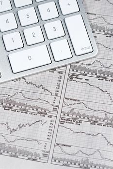 Business finance graphs of a working capitalist