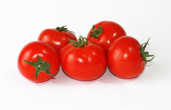 Red Tomatoes isolated 