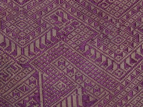 traditional Thai handmade fabric texture background