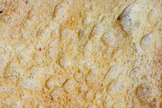 crust of bread as background