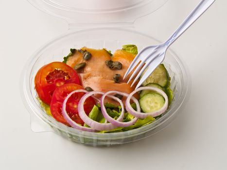 Selmon salad in the box