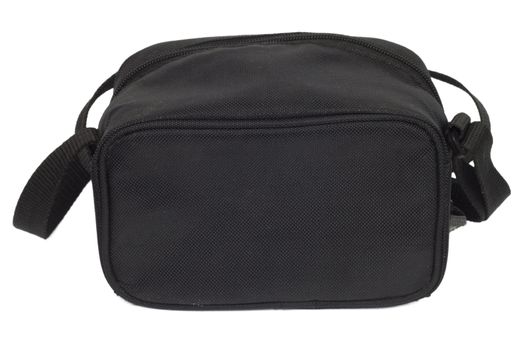 Black man's bag on a white background 