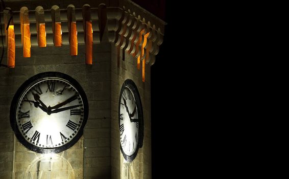 The clocktower in Mtarfa in Malta was built in 1895