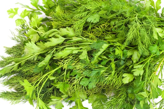 dill and parsley 