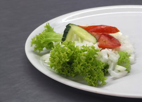 Fresh vegetable on plate
