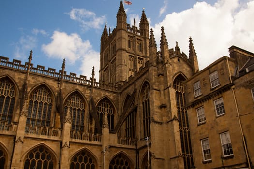 The Abbey Church of St. Peter and St. Paul, commonly known as Bath Abbey is a parish church in Bath, England. Founded in the 7th Century and rebuilt in the 12th Century it is an outstanding example of Gothic Architecture
