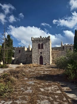 A beautiful derelict castle lying on the Wardija hilltop in Malta