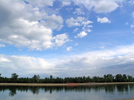 Lake Ada Ciganlija, Belgrade, Serbia