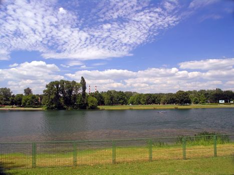 Lake Ada Ciganlija, Belgrade, Serbia