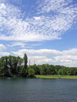 Lake Ada Ciganlija, Belgrade, Serbia