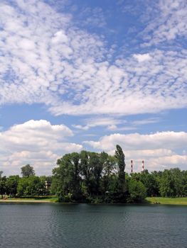 Lake Ada Ciganlija, Belgrade, Serbia