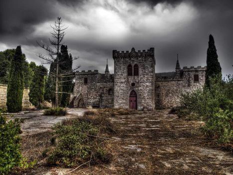 A beautiful derelict castle lying on the Wardija hilltop in Malta
