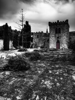 A beautiful derelict castle lying on the Wardija hilltop in Malta