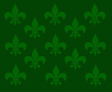 green ornament wallpaper