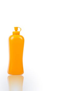 Detergent bottle isolated on white background