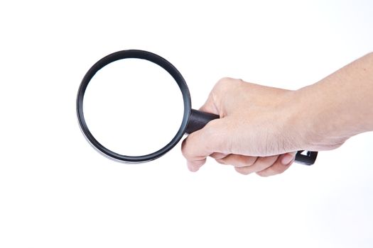 a magnifying glass hovering over as Inspection