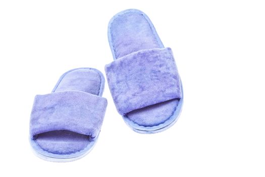 slippers isolated on the white background