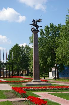 photo of the laid dedicated  to Georgiy Pobedonosec