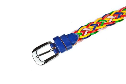 colorful belt  on white background