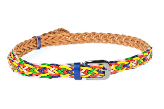 colorful belt  on white background