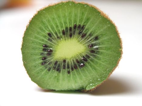 Kiwi on white