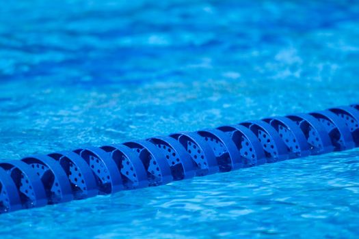 A lane marker for a swimming pool swim race