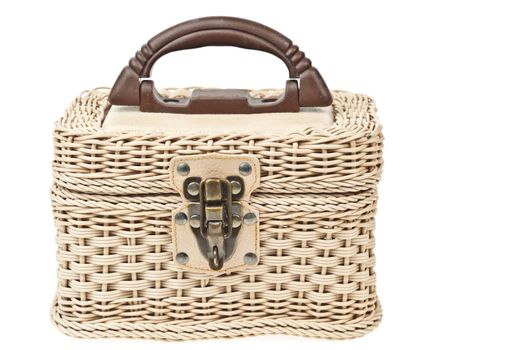 Basket, plastic wicker with protector