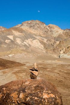 Dry rocky mountains of Death Valley National Park