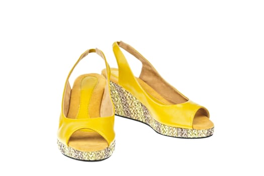 Yellow shoes, Platform for Women