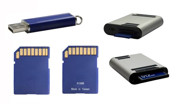 a data storage device for cameras, portable sound devices...