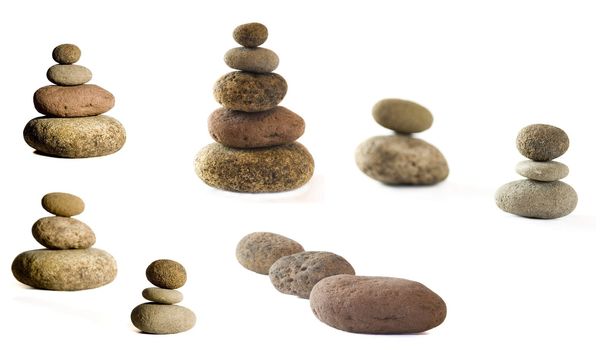 composition of some stones conceptual image