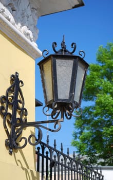 old-fashioned wall lamp