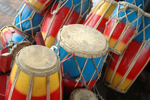 traditional percussion drum from bandung, west java-indonesia