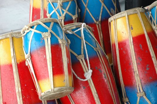 traditional percussion drum from bandung, west java-indonesia