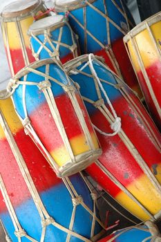 traditional percussion drum from bandung, west java-indonesia
