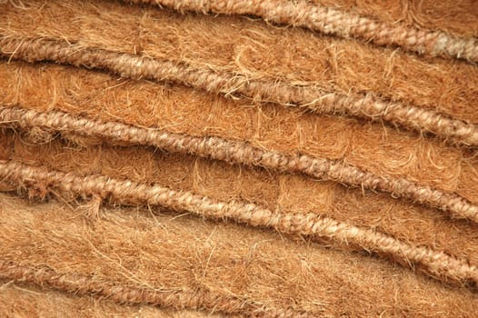 traditional hand made rug from coconut tree