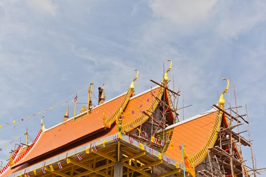 Thai culture; construction Thai Temple