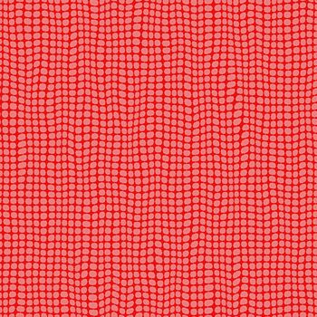 seamless fabric texture of waving points on red