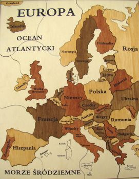         puzzle, map of Europe                       